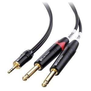 3.5mm to Dual 1/4" Y-Cable - 3'